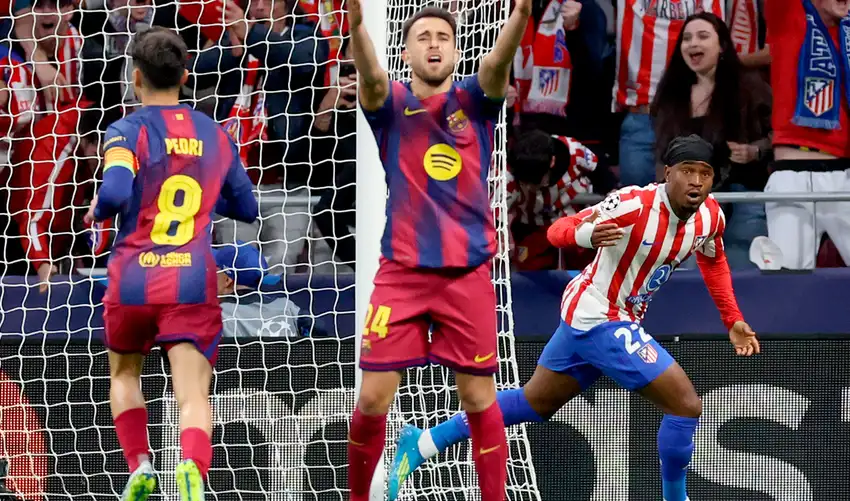 Triunfo insuficiente: Barcelona vence al Atlético de Madrid pero queda fuera de la Champions